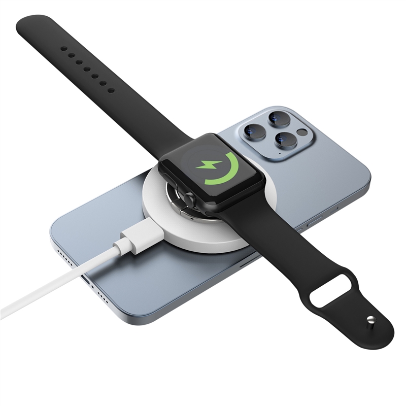 muvit for change Magsafe + iWatch + Airpods wireless 15W charger with stand and C-cable included
