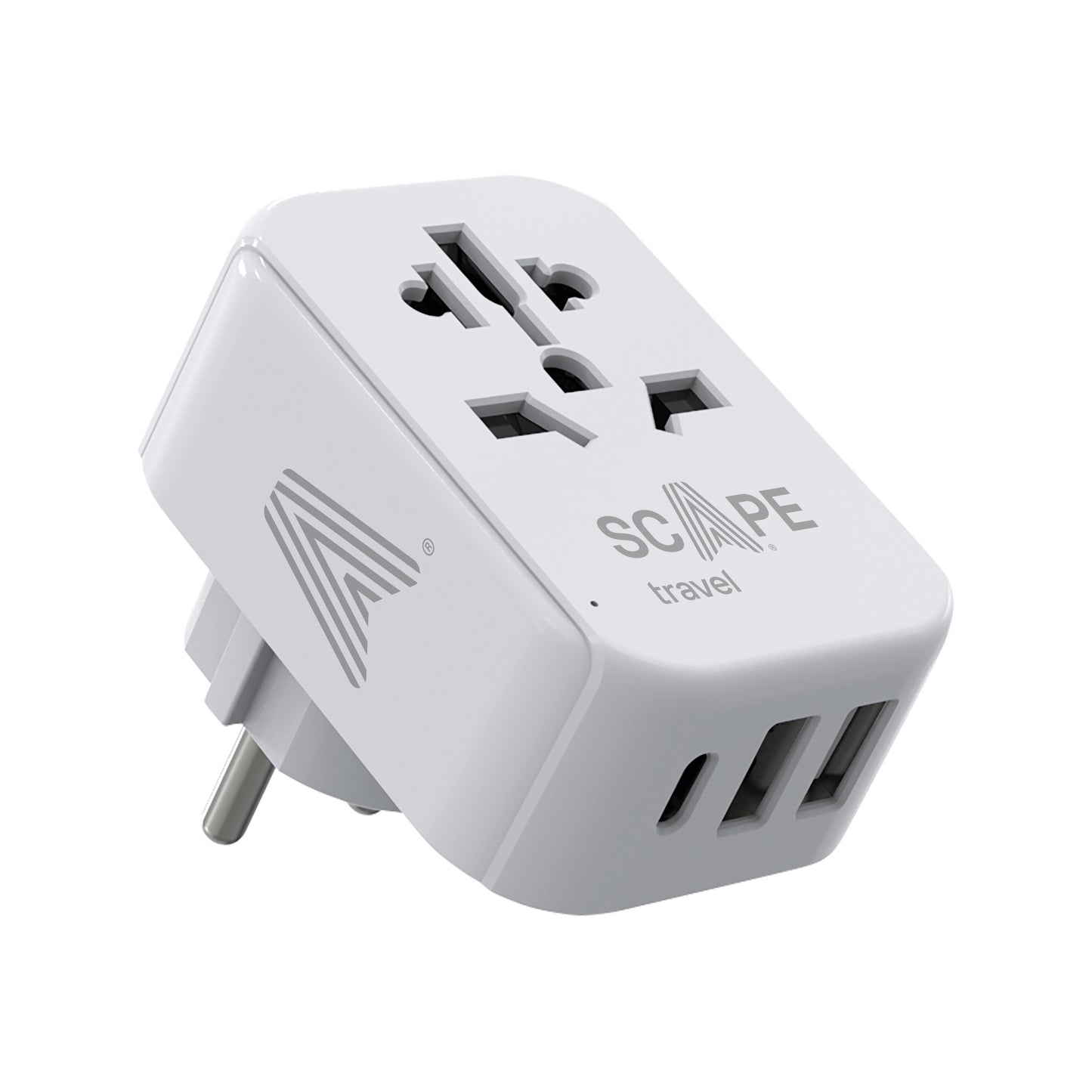 Universal Adapter + USB (World to EU/UK)
