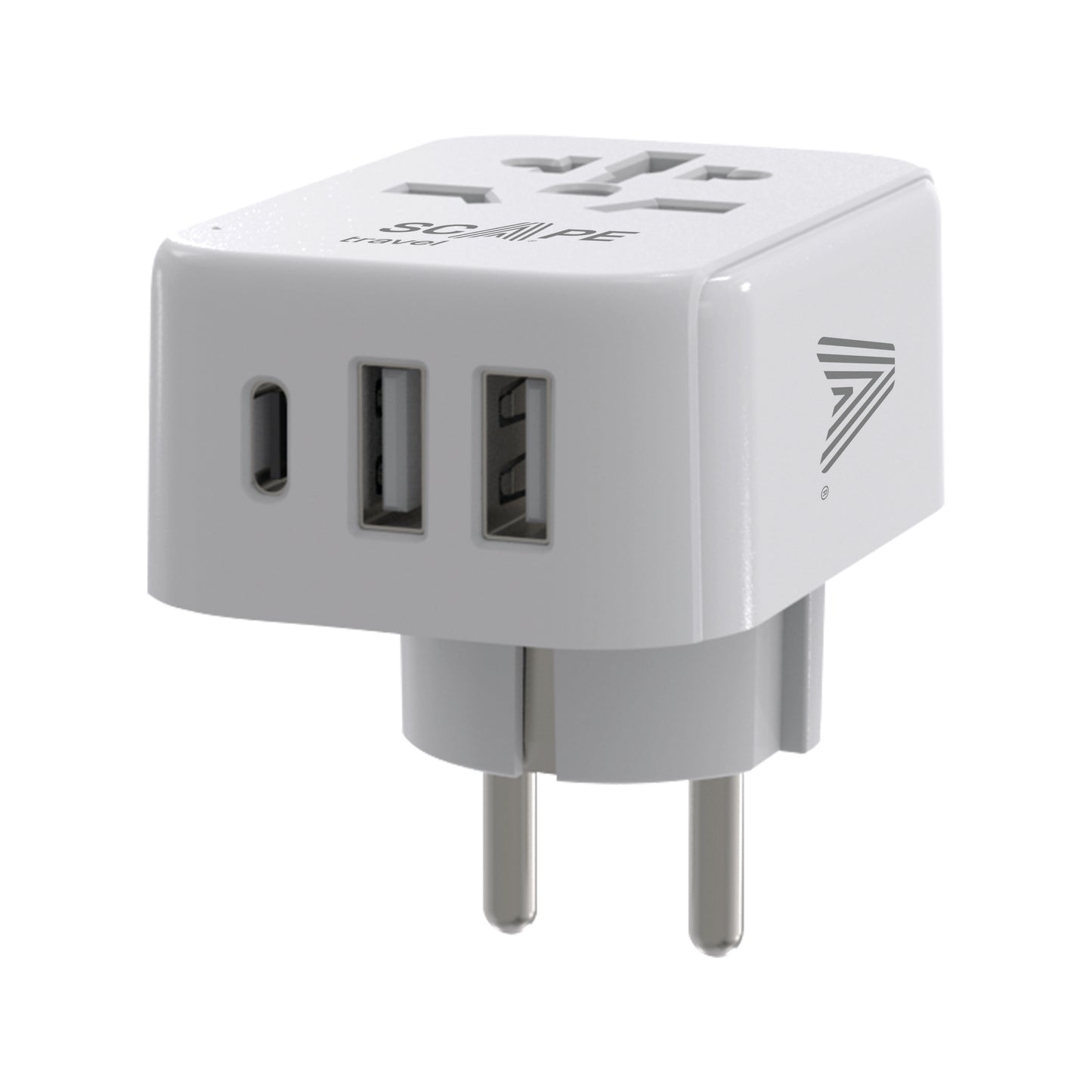Universal Adapter + USB (World to EU/UK)