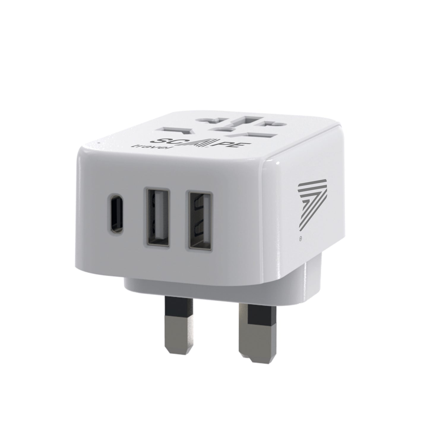 Universal Adapter + USB (World to EU/UK)